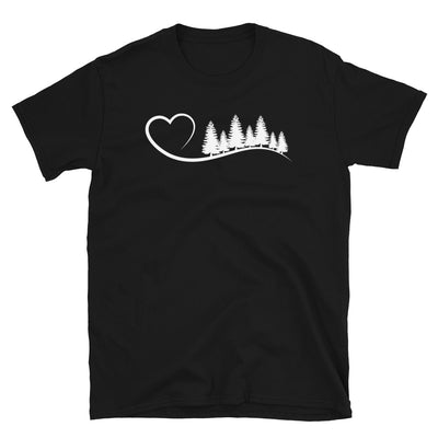 Herz Und Baum - T-Shirt (Unisex) camping Black