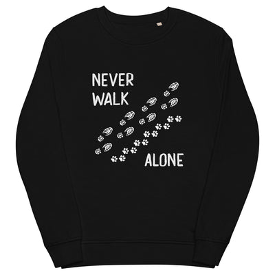 Never walk alone - - Unisex Organic Sweatshirt | SOL'S 03574 wandern xxx yyy zzz Black