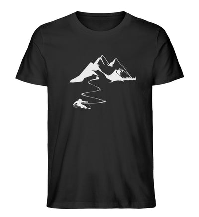 Skisüchtig - Herren Organic T-Shirt ' ski Schwarz