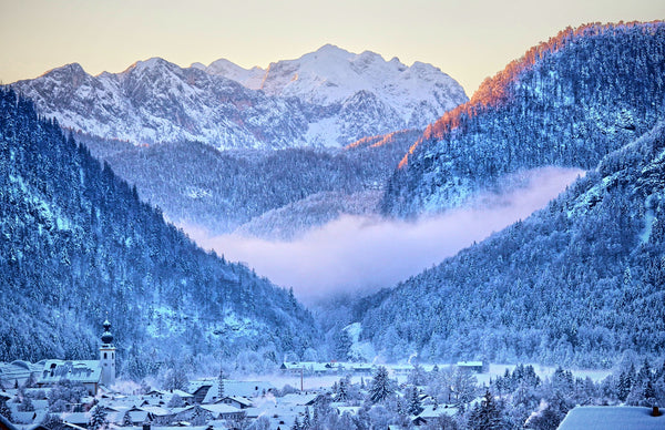 Berg och bergskedjor i Tyskland och Österrike