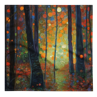 Wald voller Bäume - Herbstliche Stimmung - Malerei - Bandana (All-Over Print) camping xxx L