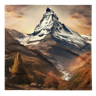 Matterhorn - Epische Malerei - Landschaft - Bandana (All-Over Print) berge xxx L