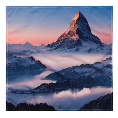 Matternhorn - Nebel - Berglandschaft - Malerei - Bandana (All-Over Print) berge xxx L