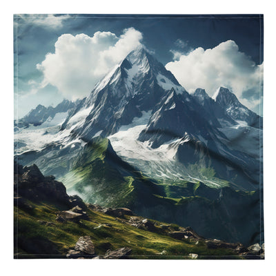 Gigantischer Berg - Landschaftsmalerei - Bandana (All-Over Print) berge xxx L