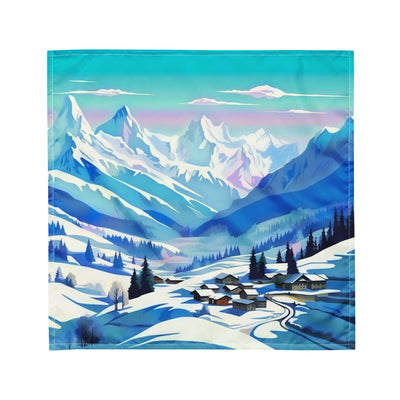 Berge und Schnee - Landschaft - Bandana (All-Over Print) ski xxx M