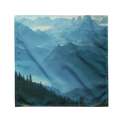 Gebirge, Wald und Bach - Bandana (All-Over Print) berge xxx M