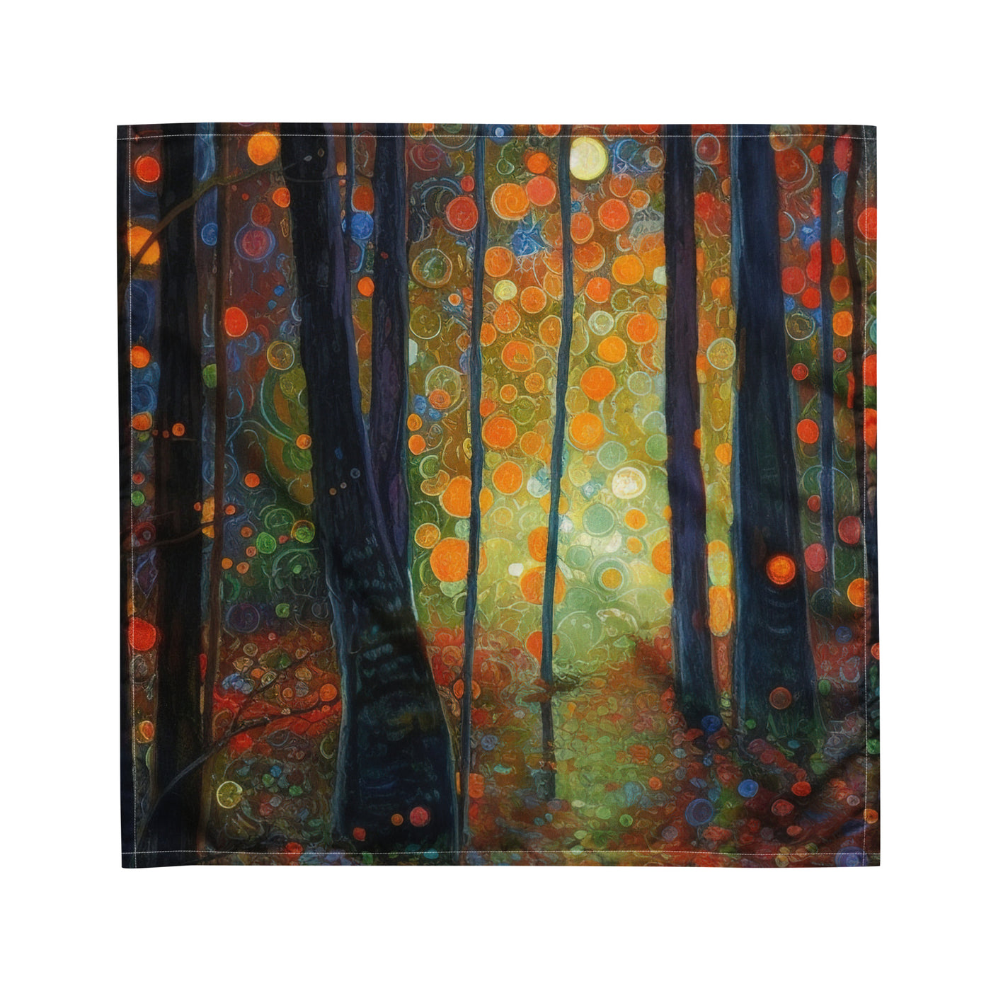 Wald voller Bäume - Herbstliche Stimmung - Malerei - Bandana (All-Over Print) camping xxx M