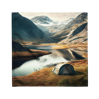 Zelt, Berge und Bergsee - Bandana (All-Over Print) camping xxx M