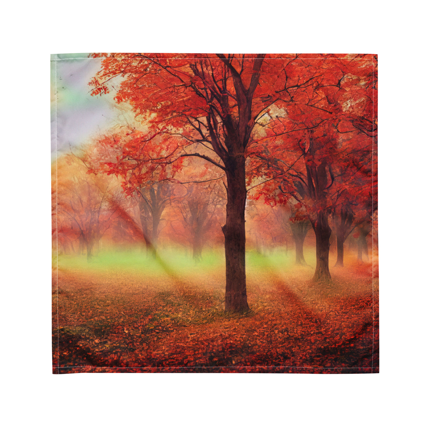 Wald im Herbst - Rote Herbstblätter - Bandana (All-Over Print) camping xxx M
