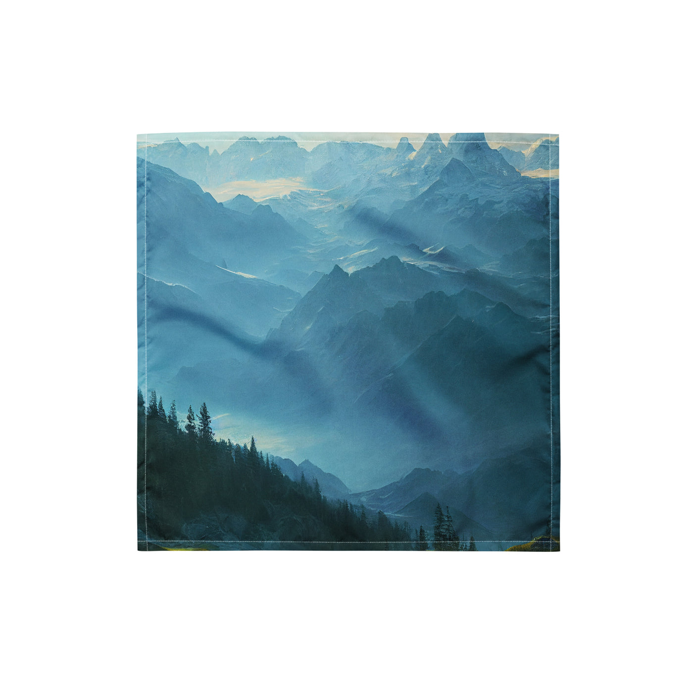 Gebirge, Wald und Bach - Bandana (All-Over Print) berge xxx S