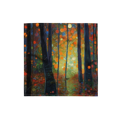 Wald voller Bäume - Herbstliche Stimmung - Malerei - Bandana (All-Over Print) camping xxx S