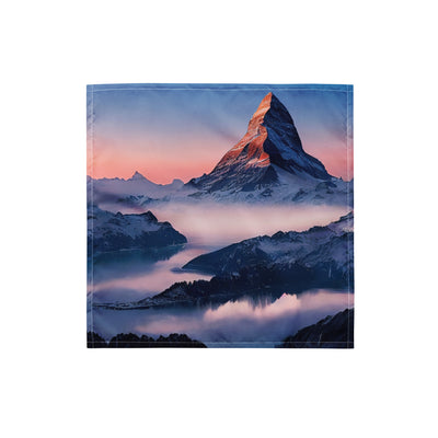 Matternhorn - Nebel - Berglandschaft - Malerei - Bandana (All-Over Print) berge xxx S