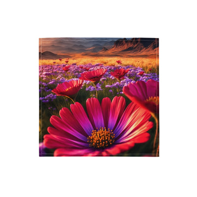 Wünderschöne Blumen und Berge im Hintergrund - Bandana (All-Over Print) berge xxx S
