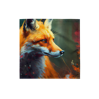 Fuchs - Ölmalerei - Schönes Kunstwerk - Bandana (All-Over Print) camping xxx S