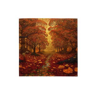 Wald im Herbst und kleiner Bach - Bandana (All-Over Print) camping xxx S