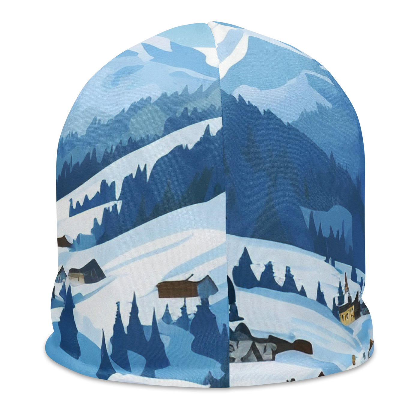 Kitzbühl - Berge und Schnee - Landschaftsmalerei - Beanie (All-Over Print) ski xxx