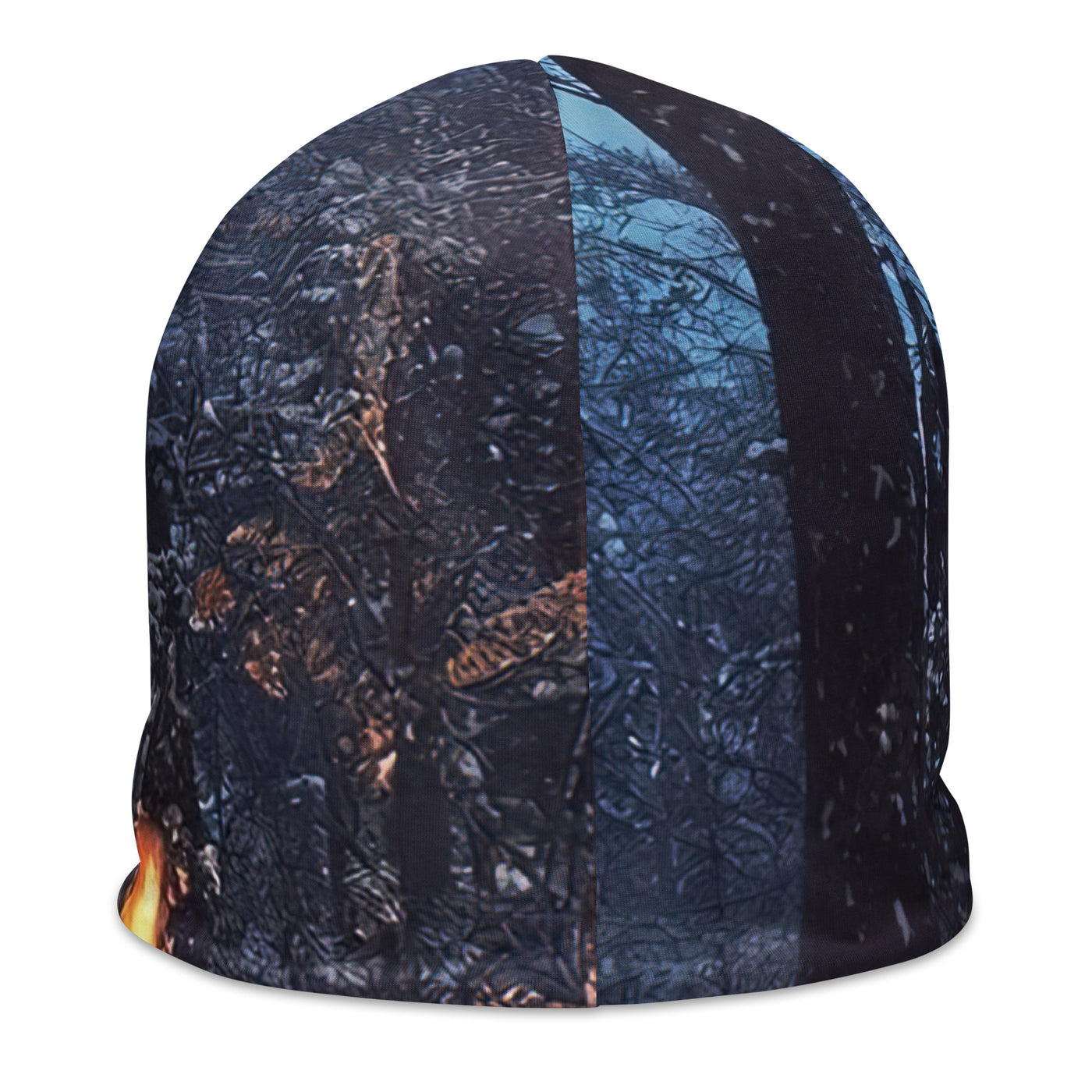 Lagerfeuer im Winter - Camping Foto - Beanie (All-Over Print) camping xxx