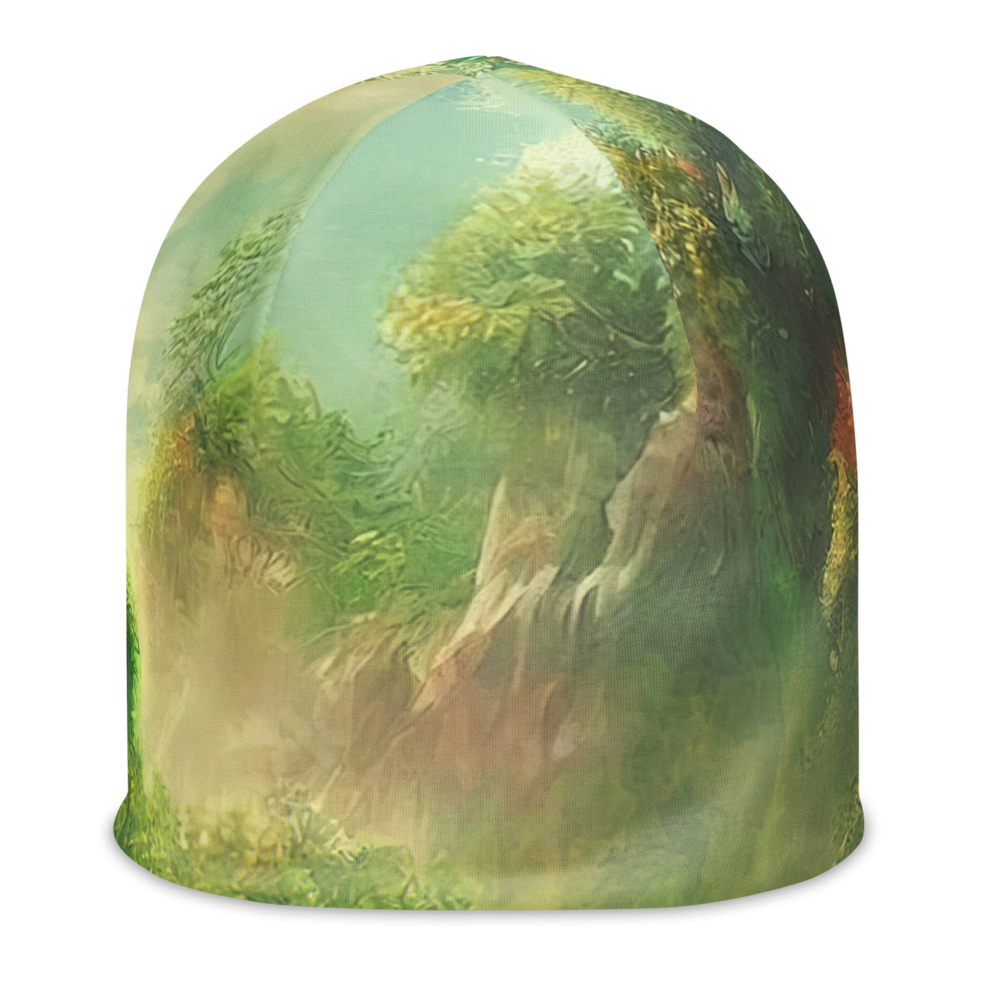 Bach im tropischen Wald - Landschaftsmalerei - Beanie (All-Over Print) camping xxx