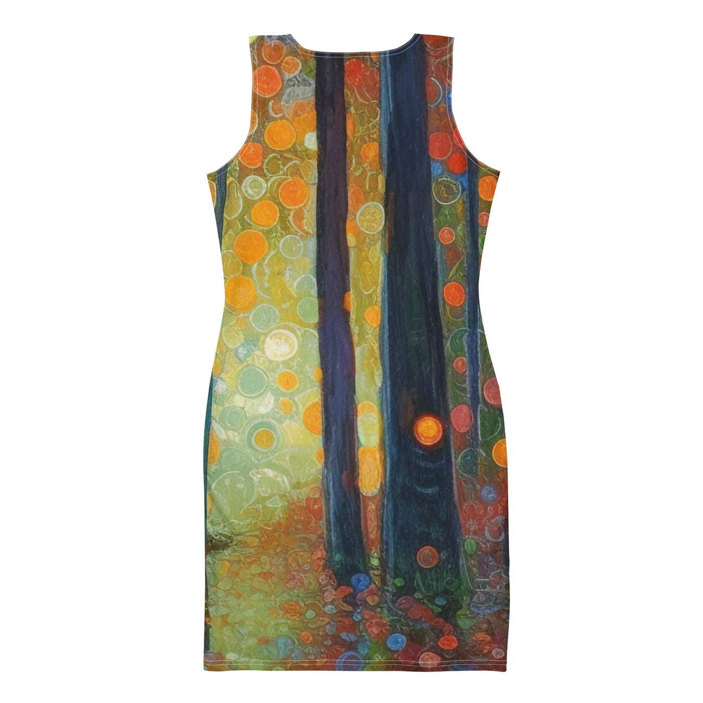 Wald voller Bäume - Herbstliche Stimmung - Malerei - Langes Damen Kleid (All-Over Print) camping xxx