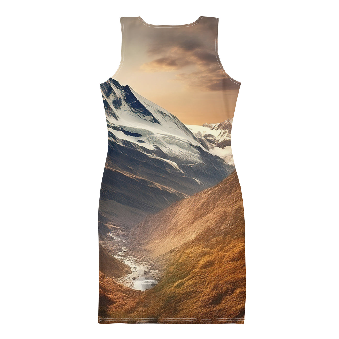 Matterhorn - Epische Malerei - Landschaft - Langes Damen Kleid (All-Over Print) berge xxx