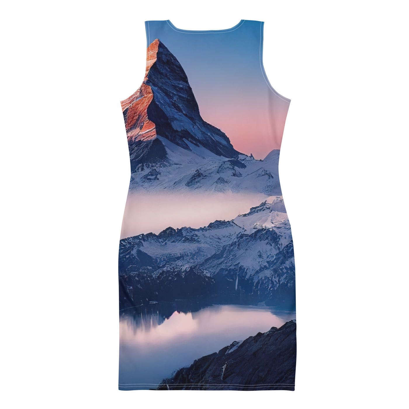 Matternhorn - Nebel - Berglandschaft - Malerei - Langes Damen Kleid (All-Over Print) berge xxx