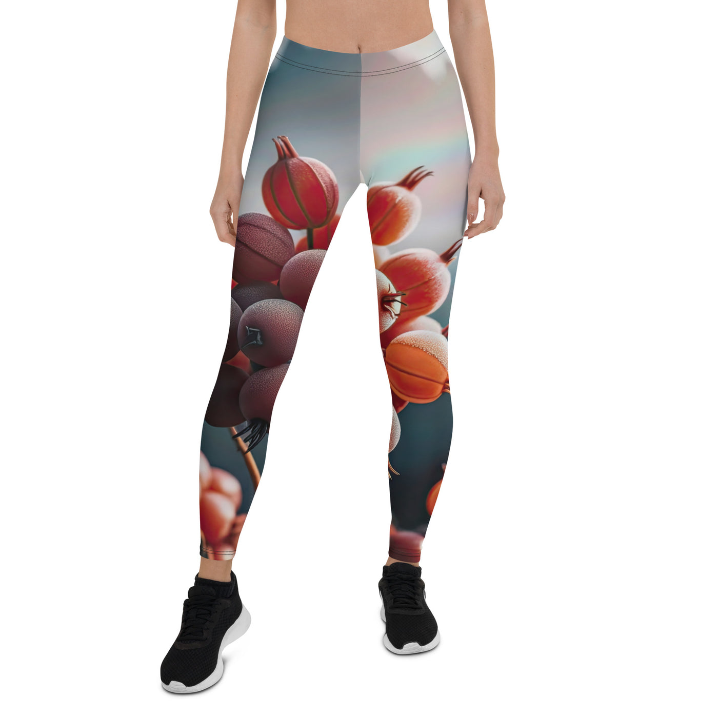 Foto einer Gruppe von Alpenbeeren mit kräftigen Farben und detaillierten Texturen - Leggings (All-Over Print) berge xxx yyy zzz