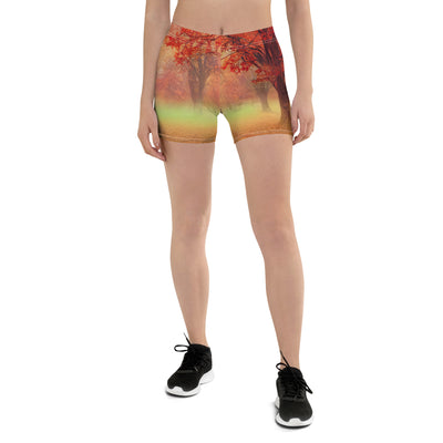 Wald im Herbst - Rote Herbstblätter - Shorts (All-Over Print) camping xxx