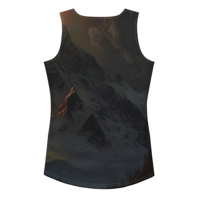 Himalaya Gebirge, Sonnenuntergang - Landschaft - Damen Tanktop (All-Over Print) berge xxx