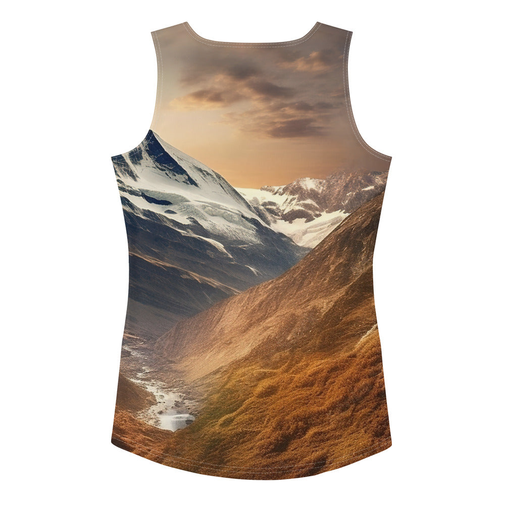 Matterhorn - Epische Malerei - Landschaft - Damen Tanktop (All-Over Print) berge xxx XL