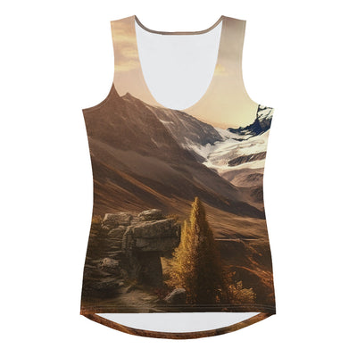 Matterhorn - Epische Malerei - Landschaft - Damen Tanktop (All-Over Print) berge xxx