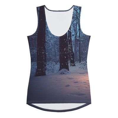 Lagerfeuer im Winter - Camping Foto - Damen Tanktop (All-Over Print) camping xxx