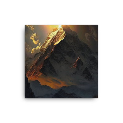 Himalaya Gebirge, Sonnenuntergang - Landschaft - Leinwand berge xxx 30.5 x 30.5 cm