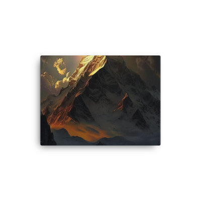 Himalaya Gebirge, Sonnenuntergang - Landschaft - Leinwand berge xxx 30.5 x 40.6 cm