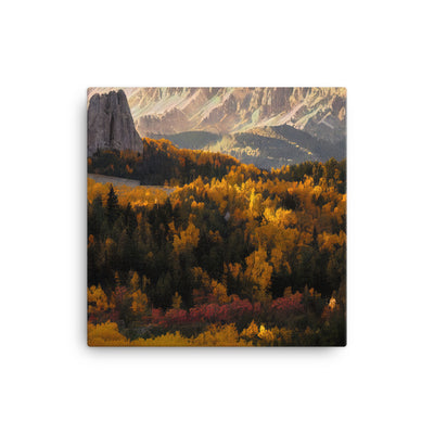 Dolomiten Berge - Malerei - Leinwand berge xxx 40.6 x 40.6 cm