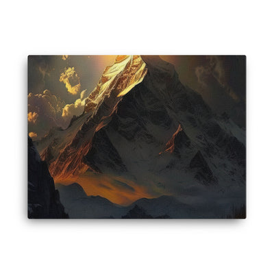 Himalaya Gebirge, Sonnenuntergang - Landschaft - Leinwand berge xxx 45.7 x 61 cm