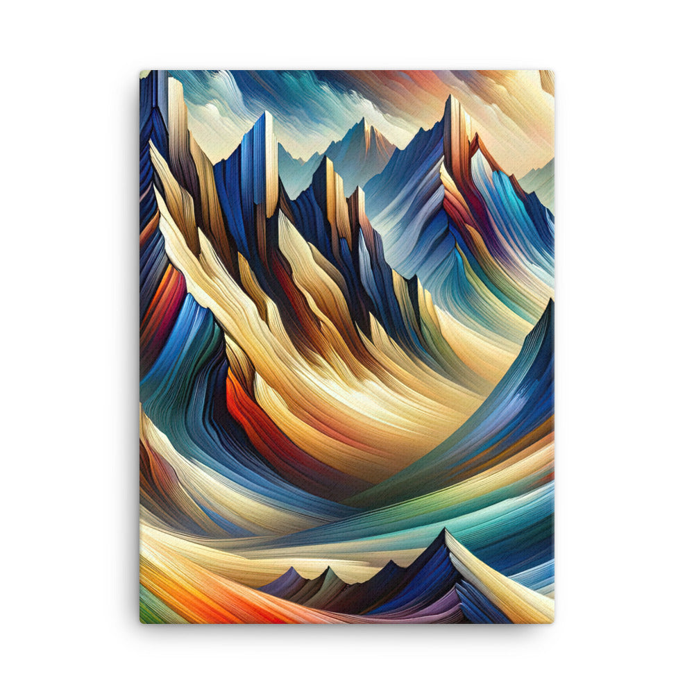 Dramatische Alpengipfel: Abstrakte und beeindruckende Kunst der Berge - Leinwand berge xxx yyy zzz 45.7 x 61 cm