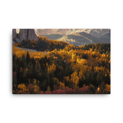 Dolomiten Berge - Malerei - Leinwand berge xxx 61 x 91.4 cm