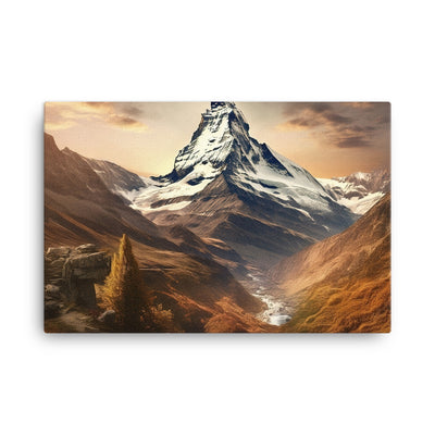 Matterhorn - Epische Malerei - Landschaft - Leinwand berge xxx 61 x 91.4 cm