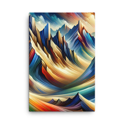 Dramatische Alpengipfel: Abstrakte und beeindruckende Kunst der Berge - Leinwand berge xxx yyy zzz 61 x 91.4 cm