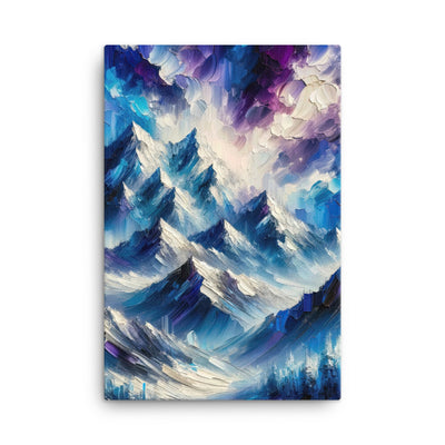 Alpenabstraktion mit dramatischem Himmel in Öl - Leinwand berge xxx yyy zzz 61 x 91.4 cm
