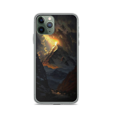 Himalaya Gebirge, Sonnenuntergang - Landschaft - iPhone Schutzhülle (durchsichtig) berge xxx iPhone 11 Pro