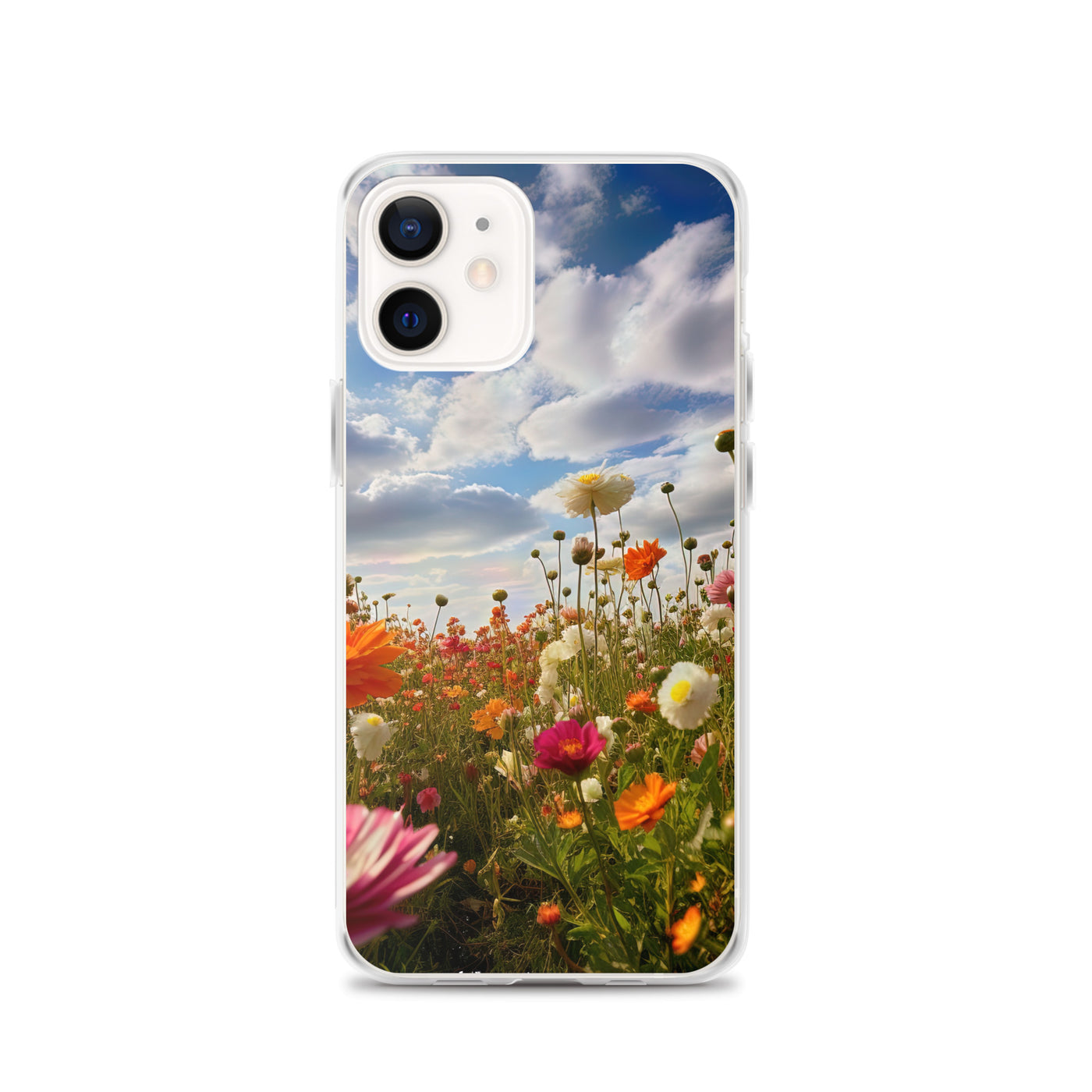 Blumenfeld und Sonnenschein - iPhone Schutzhülle (durchsichtig) camping xxx iPhone 12