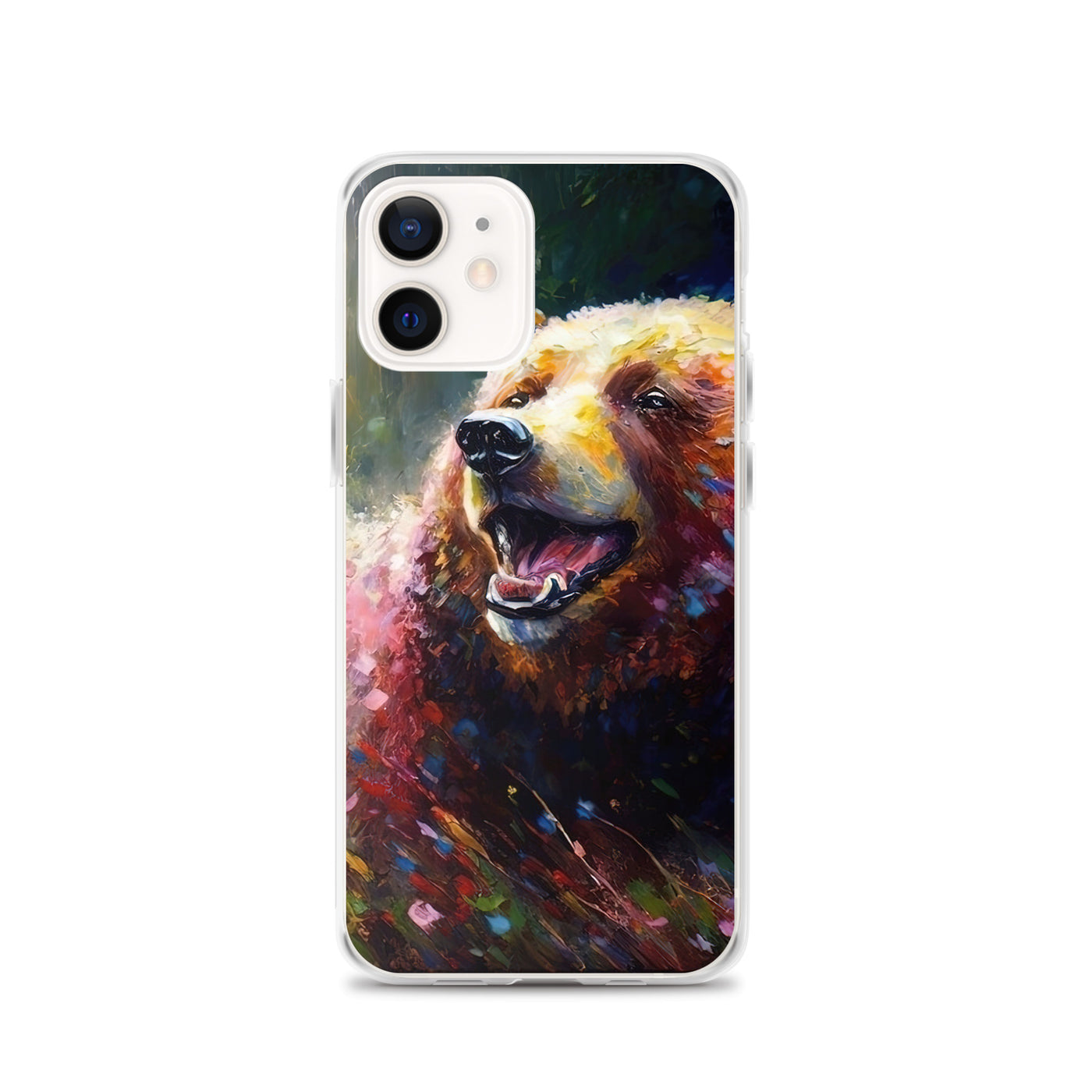 Süßer Bär - Ölmalerei - iPhone Schutzhülle (durchsichtig) camping xxx iPhone 12