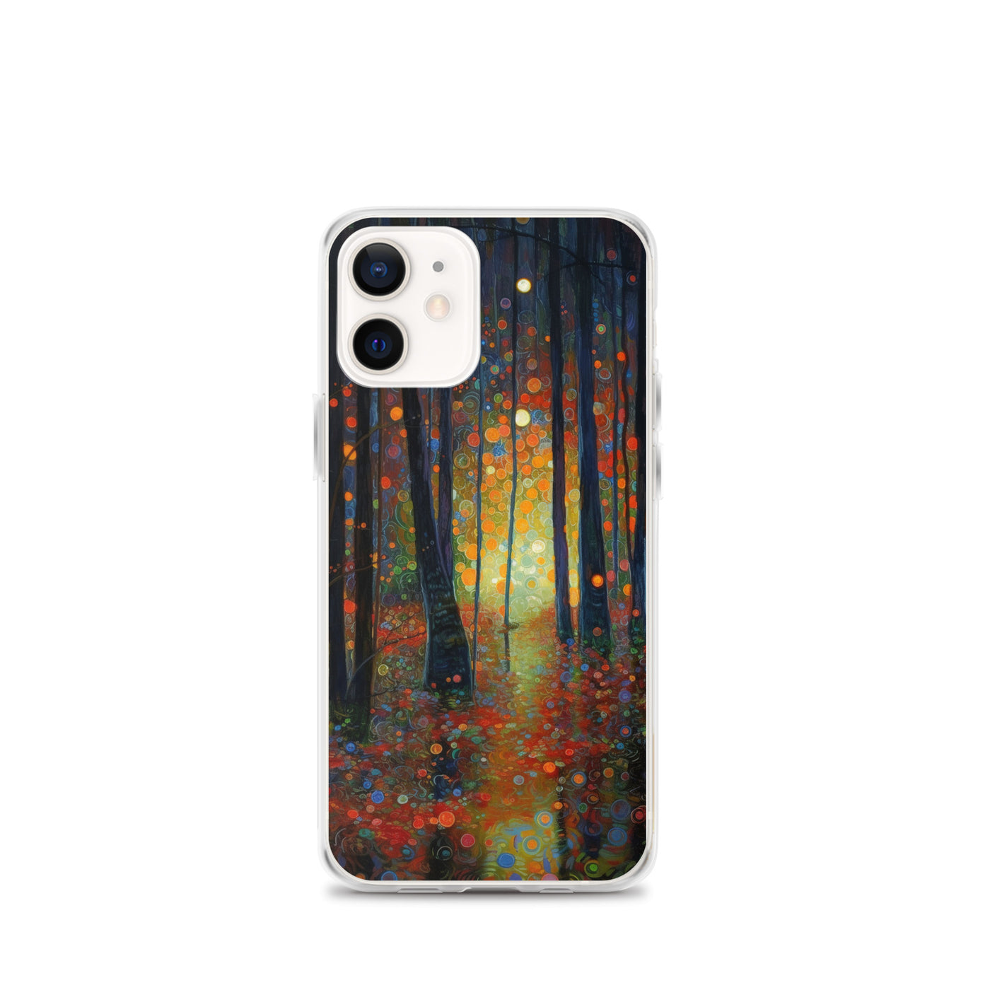 Wald voller Bäume - Herbstliche Stimmung - Malerei - iPhone Schutzhülle (durchsichtig) camping xxx iPhone 12 mini
