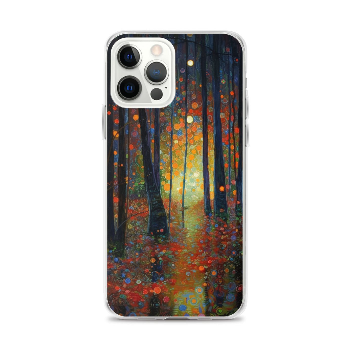 Wald voller Bäume - Herbstliche Stimmung - Malerei - iPhone Schutzhülle (durchsichtig) camping xxx iPhone 12 Pro Max