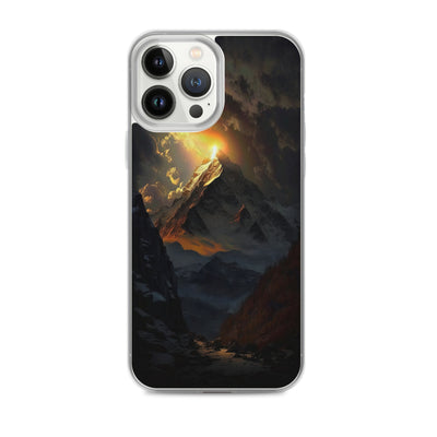 Himalaya Gebirge, Sonnenuntergang - Landschaft - iPhone Schutzhülle (durchsichtig) berge xxx iPhone 13 Pro Max