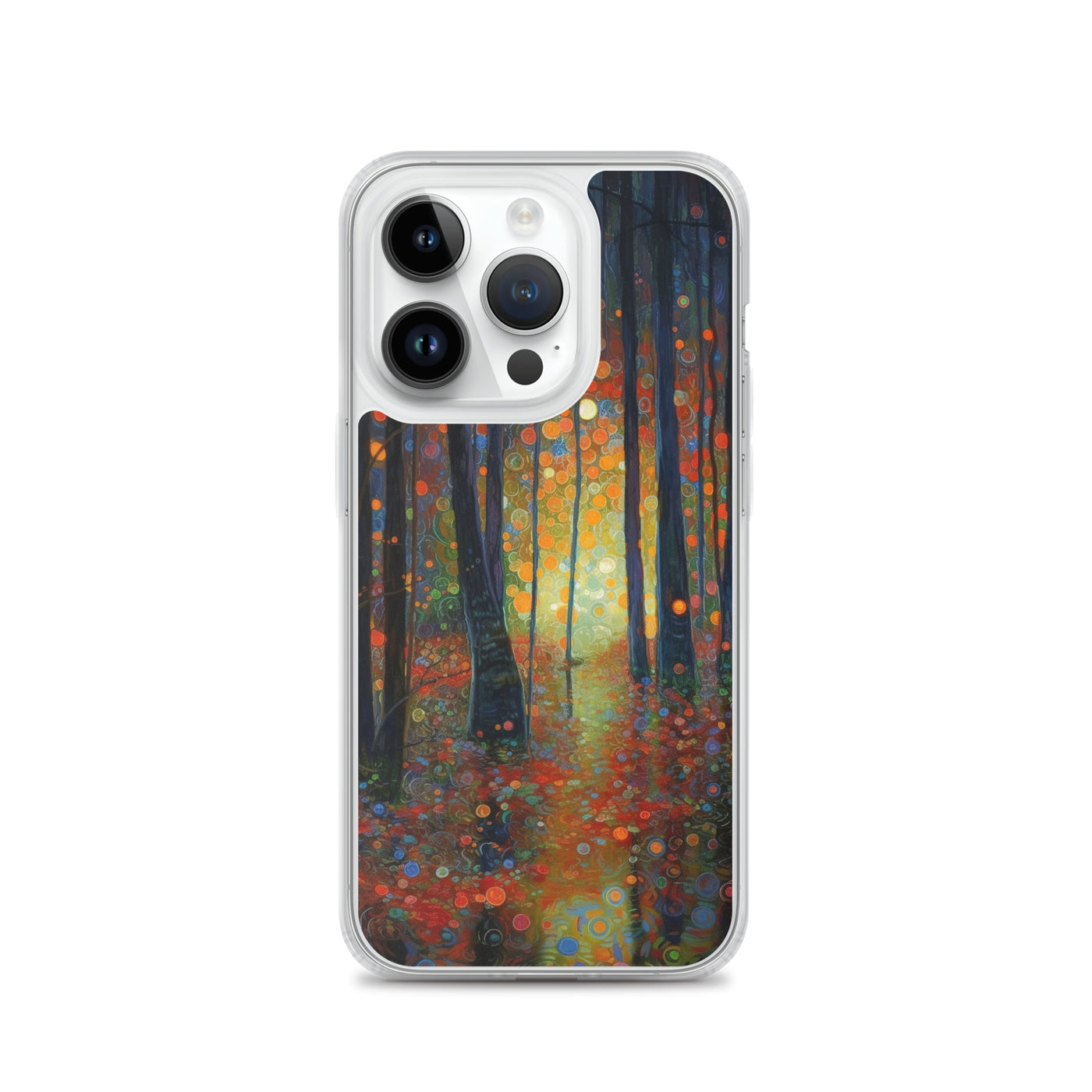 Wald voller Bäume - Herbstliche Stimmung - Malerei - iPhone Schutzhülle (durchsichtig) camping xxx iPhone 14 Pro