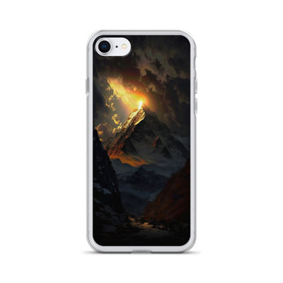 Himalaya Gebirge, Sonnenuntergang - Landschaft - iPhone Schutzhülle (durchsichtig) berge xxx iPhone 7/8