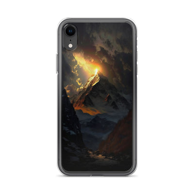Himalaya Gebirge, Sonnenuntergang - Landschaft - iPhone Schutzhülle (durchsichtig) berge xxx iPhone XR