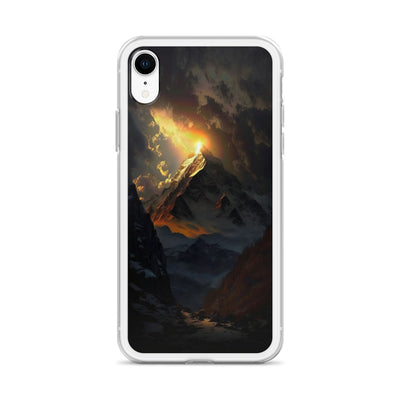 Himalaya Gebirge, Sonnenuntergang - Landschaft - iPhone Schutzhülle (durchsichtig) berge xxx